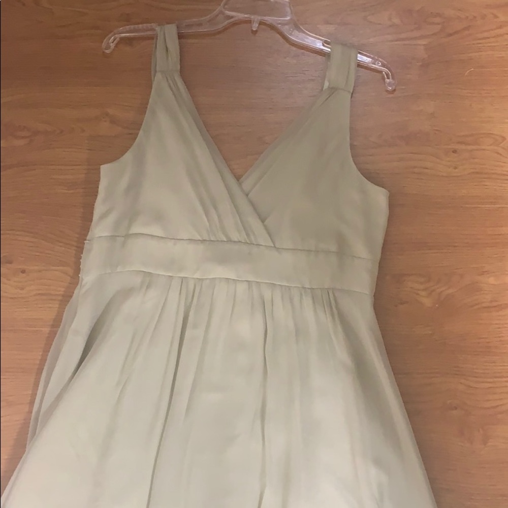 Signature By Robbie Bee Size 12 Green 100%silk - Picture 7 of 8
